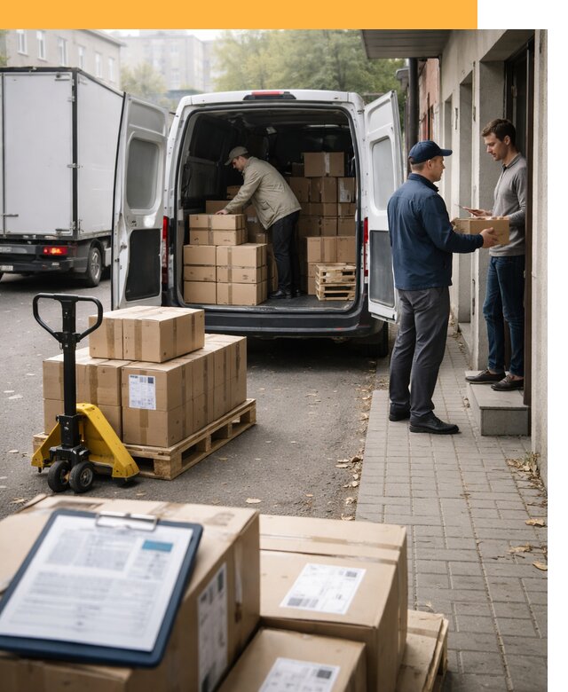 Доставка грузов от двери до двери с таможней от 48200 руб.