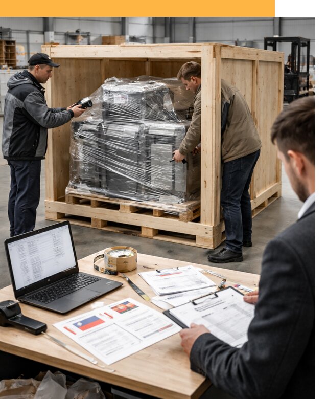 Доставка промышленного оборудования из США от 69622 руб