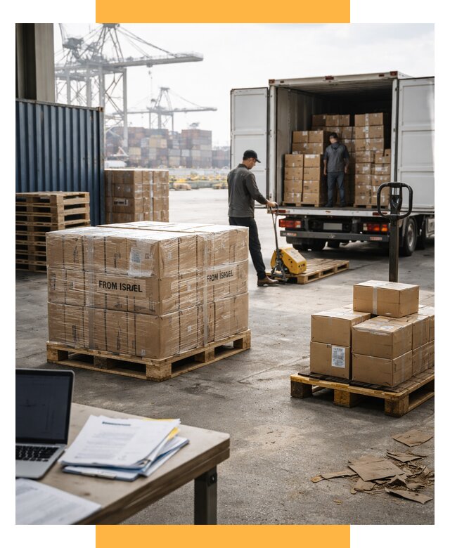 Доставка грузов из Израиля от 16067 р., логистика от СетСервис-Лкн