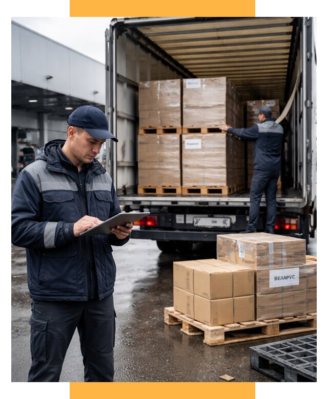 Доставка грузов из Беларуси от 16067 р. логистика СетСервис-Лкн