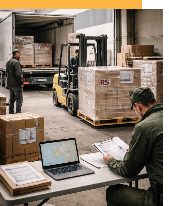 Доставка грузов в Сербию от 48200 руб, международные перевозки