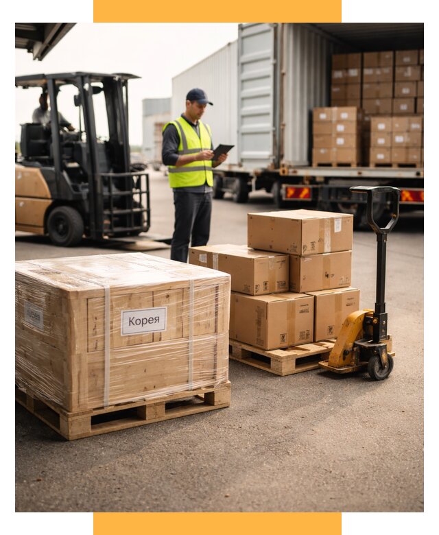 Доставка грузов в Корею из России от 37489 р. | СетСервис-Лкн