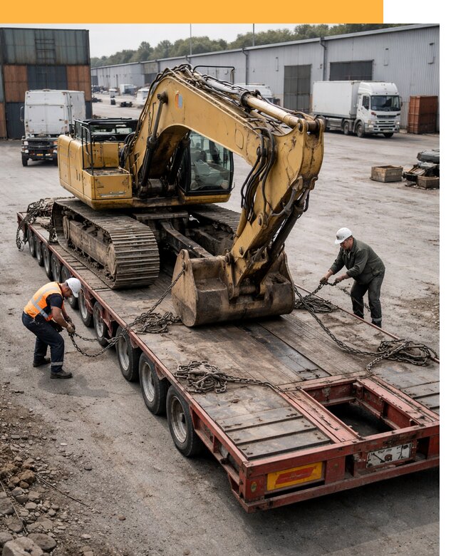 Перевозка спецтехники по России и миру от 48200 руб