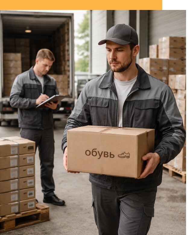 Международная перевозка обуви с таможенным оформлением от 4820