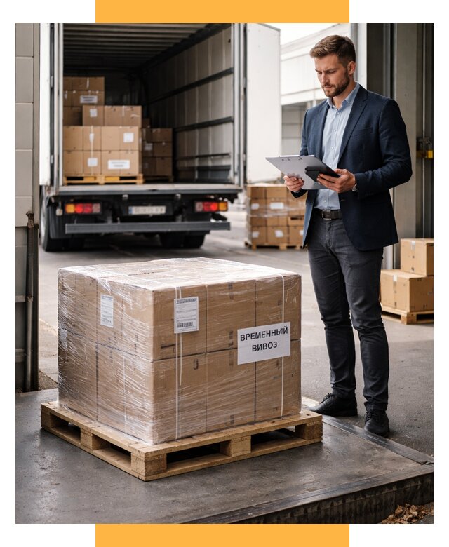 Временный вывоз товаров под ключ от 8569 р. | СетСервис-Лкн