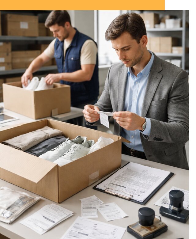 Таможенное оформление одежды и обуви по выгодной цене от 6962 руб