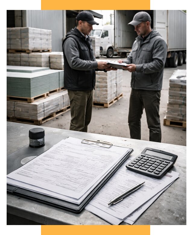 Таможенное оформление стройматериалов от 9104 р. | СетСервис-Лкн