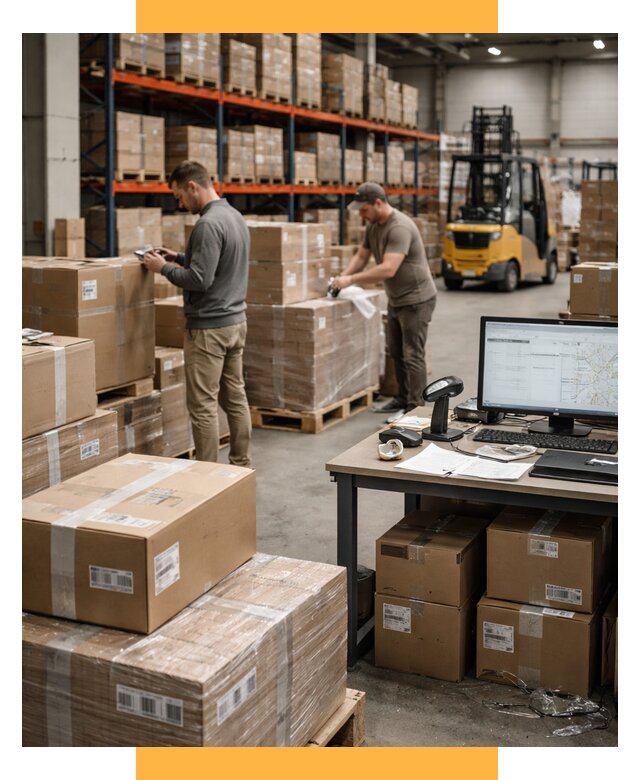 Склад консолидации в Европе от 6962 р., услуги СетСервис-Лкн